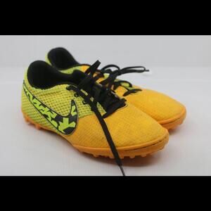 Nike Mens Indoor Turf Soccer Cleats Elastico Pro III Futsal Yellow Size US 4Y